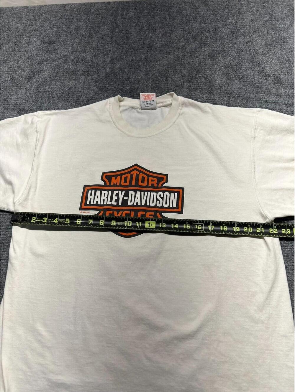 Harley-Davidson Mens XL T-Shirt Vintage Logo on front Javelina Boerne TX on back - Picture 7 of 8
